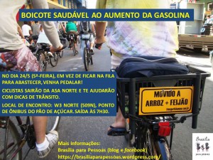 Cartaz_Bonde Bicicletas_Contra Aumento Gasolina_24-05-2018