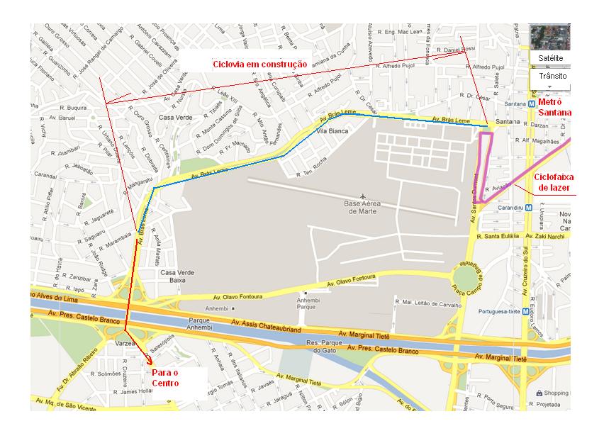 S u00e3o Paulo começa ciclovia na zona n Conforama Aparador Sala ~ S u00e3o Paulo começa ciclovia na zona n