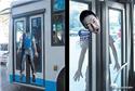 Anúncios criativos em ônibus