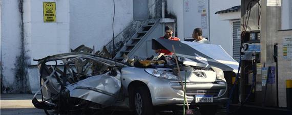 Explosão de carro no Rio: cilindro de GNV estava adulterado