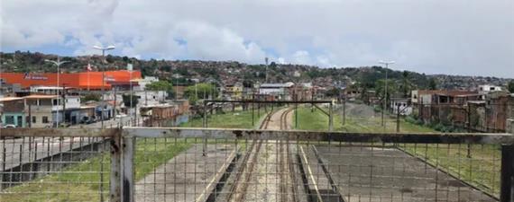 Obras do VLT do Subúrbio, em Salvador, estão paradas