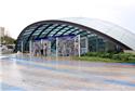 Estação Brooklin: cúpula de vidro da entrada foi a