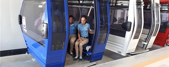 Santo Domingo testa nova linha de teleféricos urbanos