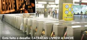 Em greve inédita, funcionários querem liberar catracas do Metrô de SP