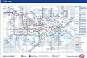 Mapa da rede de metrô de Londres