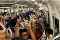 Lotação do metrô de Jakarta