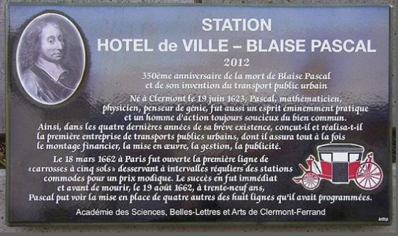 Pascal, o inventor do transporte coletivo