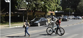 Mobilidade no DF segue restrita para pedestres e ciclistas