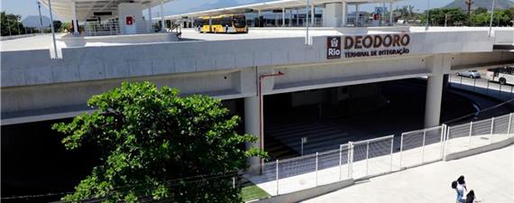 Terminal inaugurado no Rio vai integrar BRT, ônibus e trens