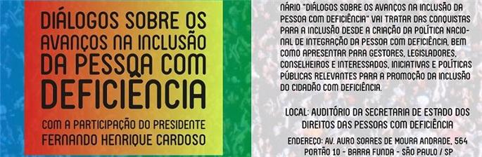 Diálogos sobre os Avanços na Inclusão da Pessoa com Deficiência