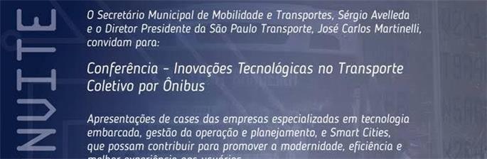 Conferência Inovações Tecnológicas no Transporte Coletivo por Ônibus