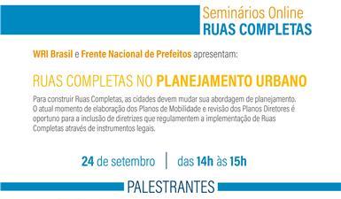 Ruas Completas no Planejamento Urbano