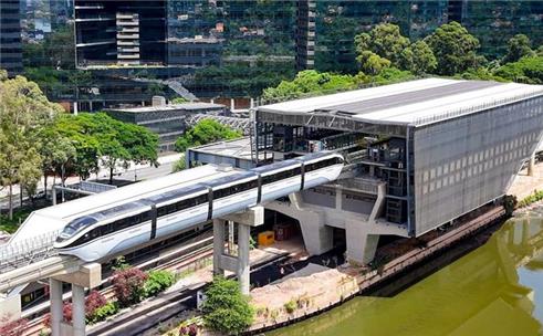 Imagens do Monotrilho (Linha 17-Ouro) em SP