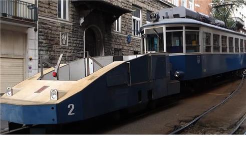 Opicina, o bonde-funicular de Trieste, na Itália