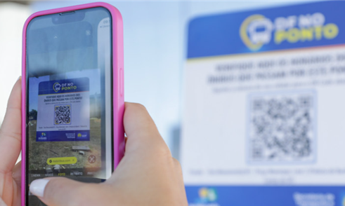 QR Code permite checar horários dos ônibus no DF