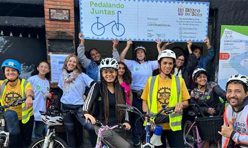 Rede de bikes comunitárias, na zona sul de SP