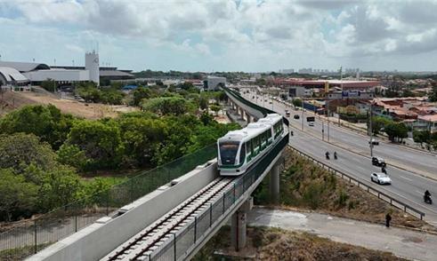 Novo ramal do VLT de Fortaleza vai até o Aeroporto