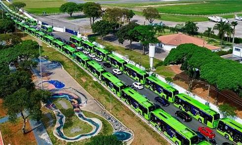 São Paulo recebe 250 novos ônibus elétricos
