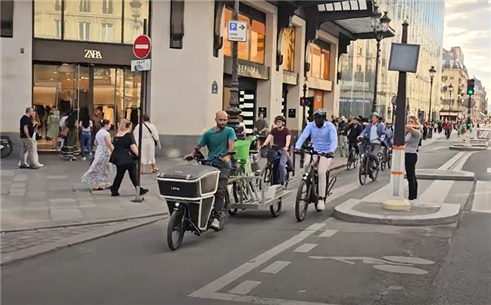 As bicicletas (cada vez mais presentes) em Paris
