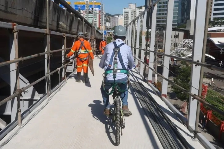 Bom Dia ES, Plano para socorro de ciclistas na ciclovia da Terceira Ponte