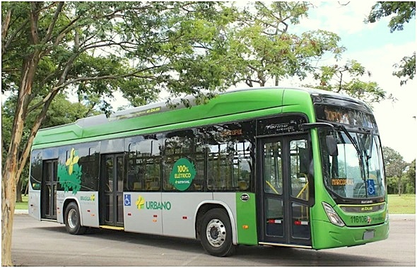 Resultado de imagem para onibus eletrico brasil