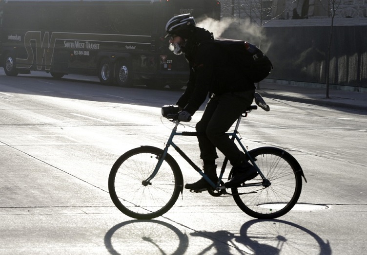 Como é sair de bike a 20 graus negativos