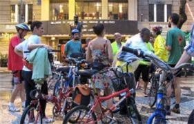 A bicicletada reuniu cerca de 150 pessoas