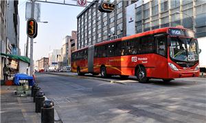 A Cidade do México aderiu ao BRT recentemente