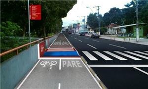 A meta é implantar 20km de ciclovias até o fim de