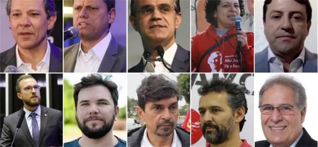 Aí estão os candidatos ao governo paulista