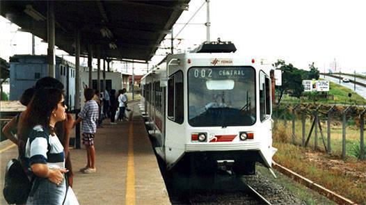 Antiga estação Central da Linha Sul do VLT de Camp