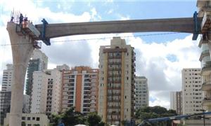 Ao todo, a linha terá mais de 1.791 vigas