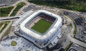 Arena Pernambuco, em São Lourenço da Mata, com 98,