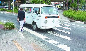 As autuações por desrespeito ao pedestre estão pre