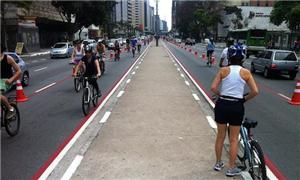 As vias foram adequadas para receber os ciclistas