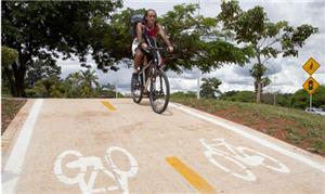 Atualmente existem 160km de ciclovias construídos