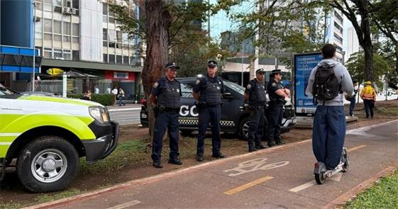 Av. Faria Lima: fiscalização da CET iniciada no di