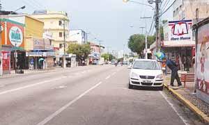 Avenida Rio Branco, na Cidade Alta