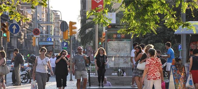 Barcelona: só 23,2% dos deslocamentos por carro (d