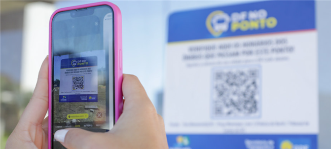 Basta apontar o celular para saber se o busão vem