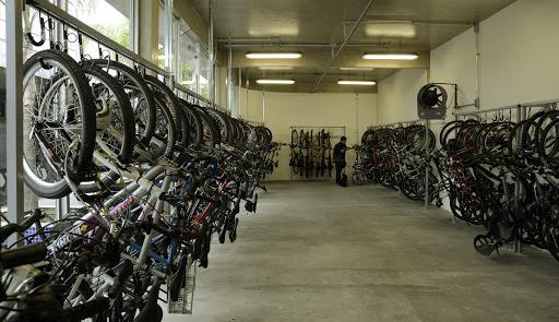 Bicicletário na Estação Butantã, Linha Amarela