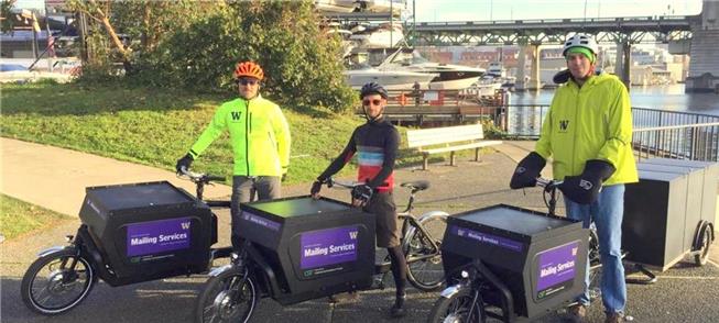 Bicicletas elétricas em serviço na cidade de Seatt