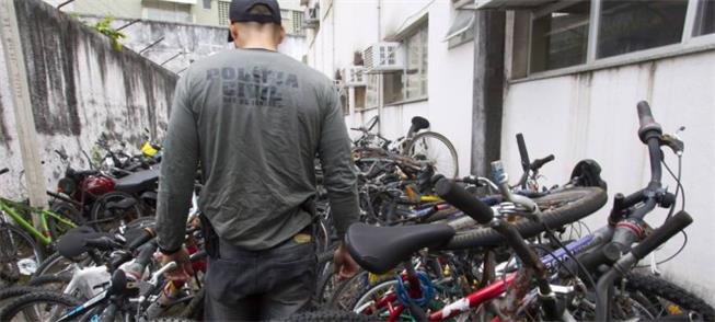 Bicicletas roubadas em grande número no Rio de Jan