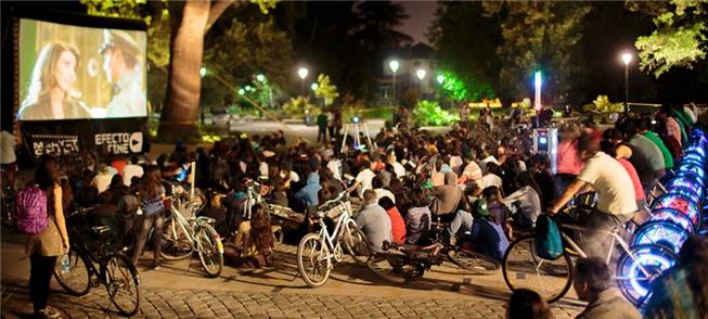 Bike Cine: cinema e bicicleta, em sessão ao ar liv