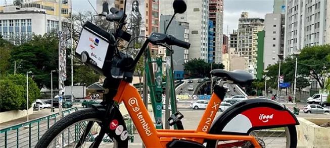Bike elétrica da Tembici: parceria Itaú e iFood