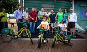 Bike Kids chegam ao projeto de bikes públicas de V