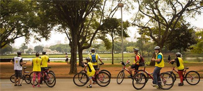 Bike Tour faz circuitos por SP, como este no Ibira