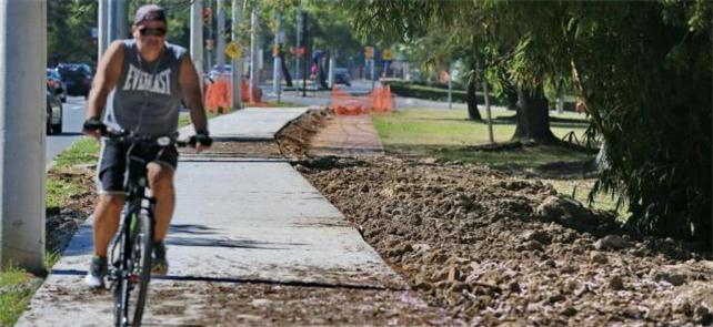 Bikes e pedestres ficarão lado a lado