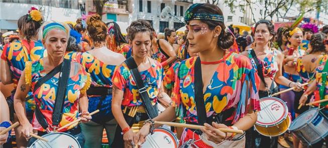 Bloco Pagu, na abertura do Carnaval de São Paulo