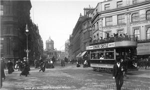 Bonde em Liverpool, na Inglaterra